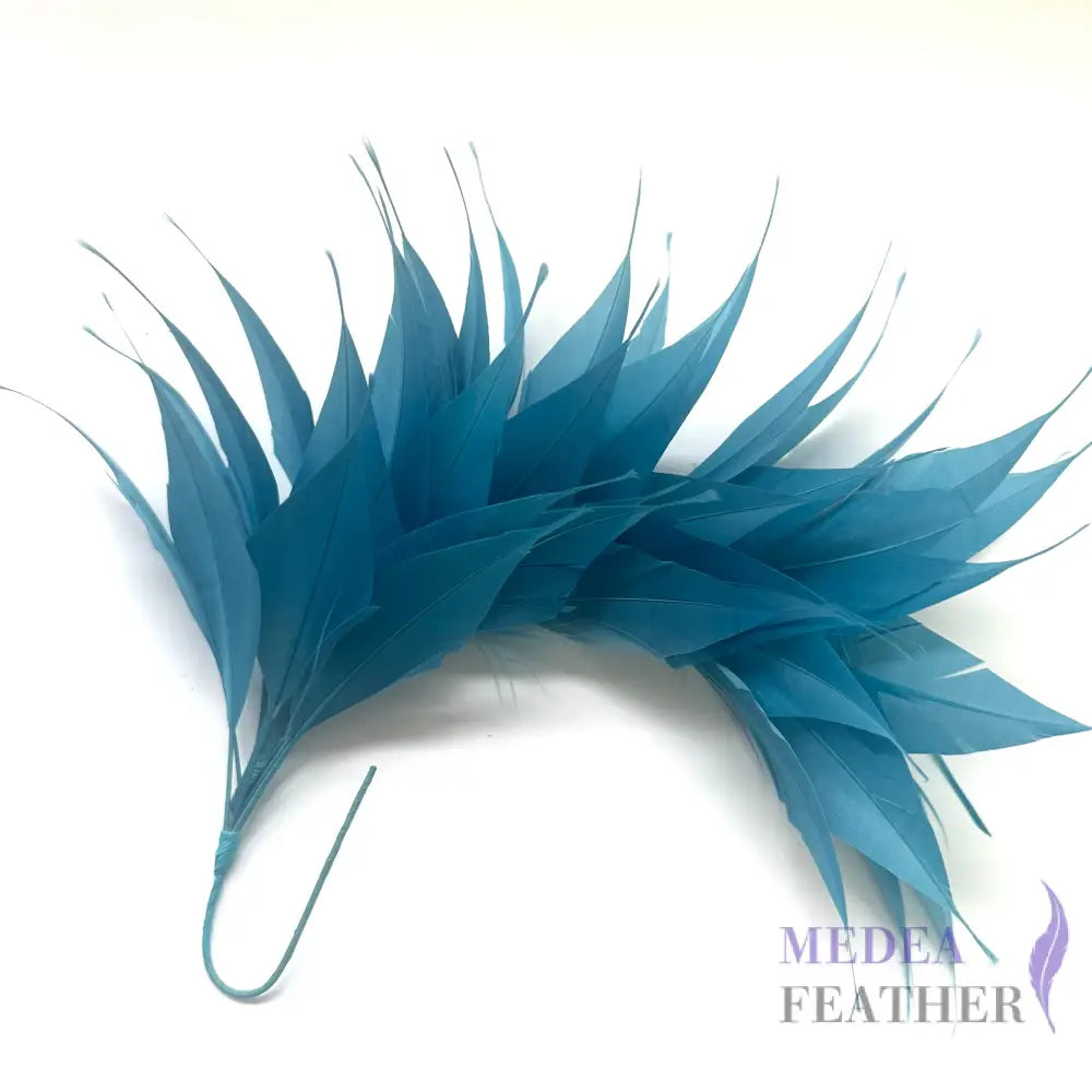 Spiky Arrow Goose Feather Wired Hat Mount DS25050I - #97summer turq. blue