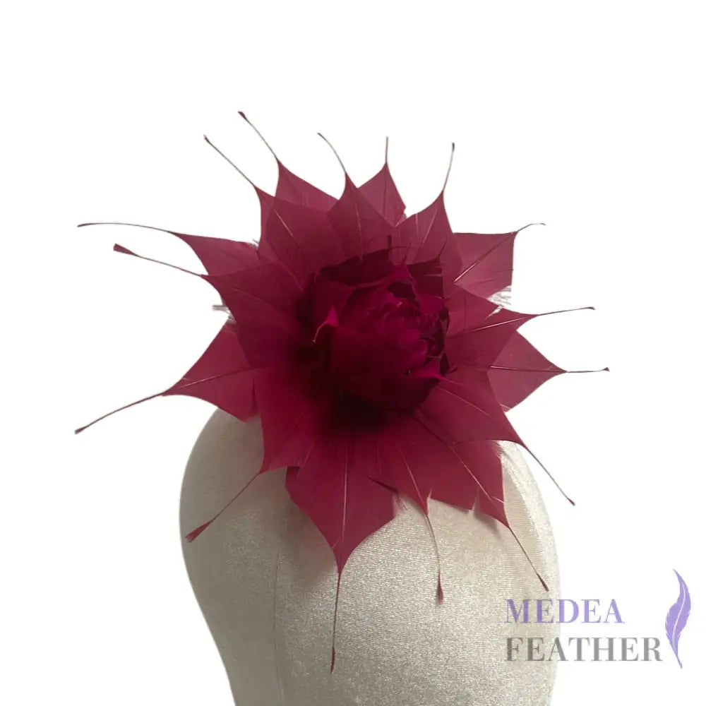 Spiky Flower Bud Goose Feather Flower DS261021