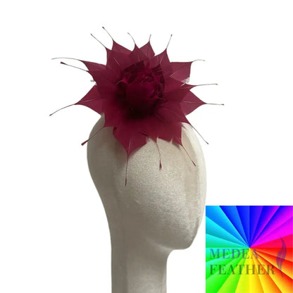 Spiky Flower Bud Goose Feather Flower DS261021 - Custom-please add text below