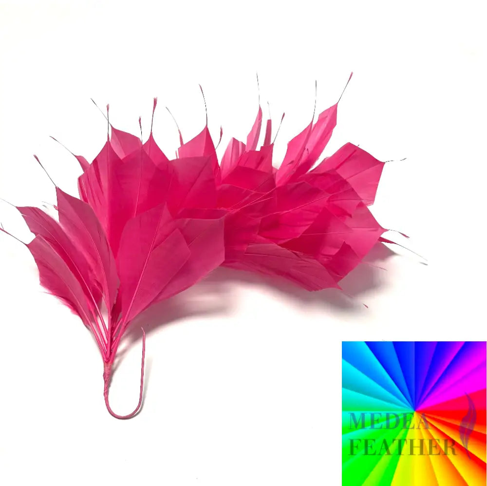 Spiky Goose Feather Wired Hat Mount Custom - Please add text below