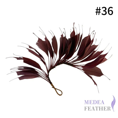 Spiky Goose Feather Wired Hat Mount DS25050D - #36 rohwurst