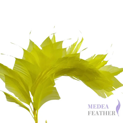 Spiky Goose Feather Wired Hat Mount DS25050D - #56 neon yellow