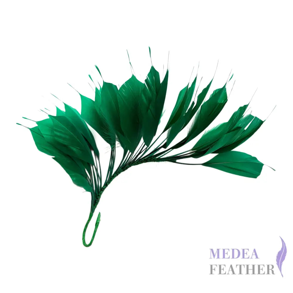 Spiky Goose Feather Wired Hat Mount DS25050D