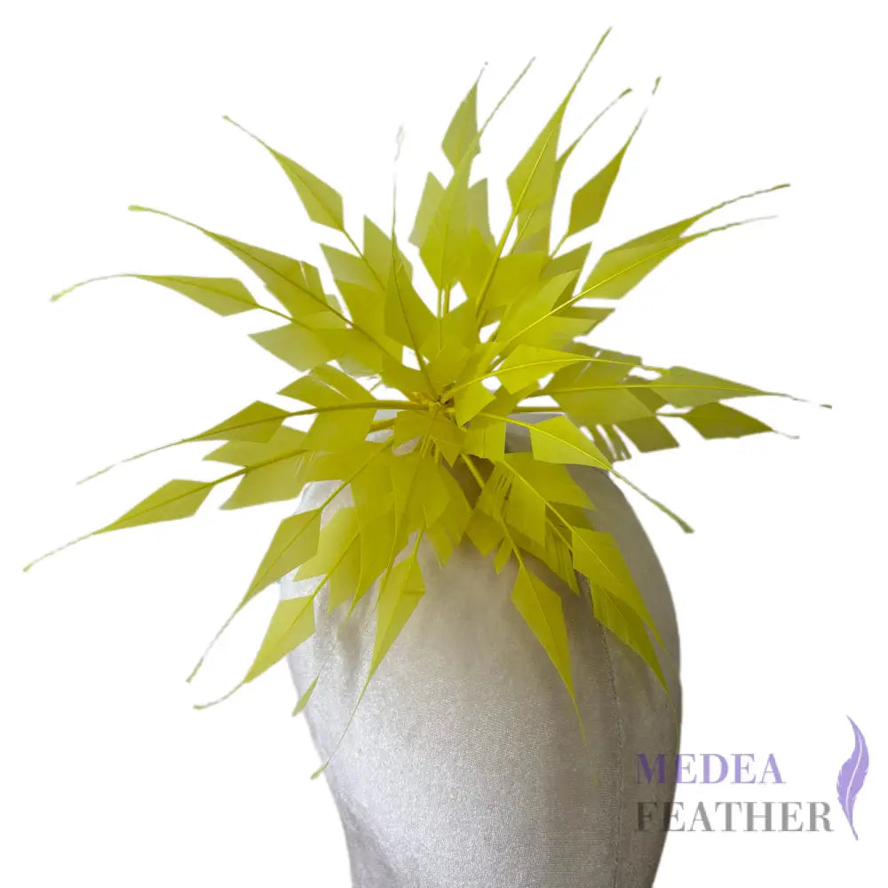 Starburst Goose Feather Flower DS26081702 - #56 neon yellow