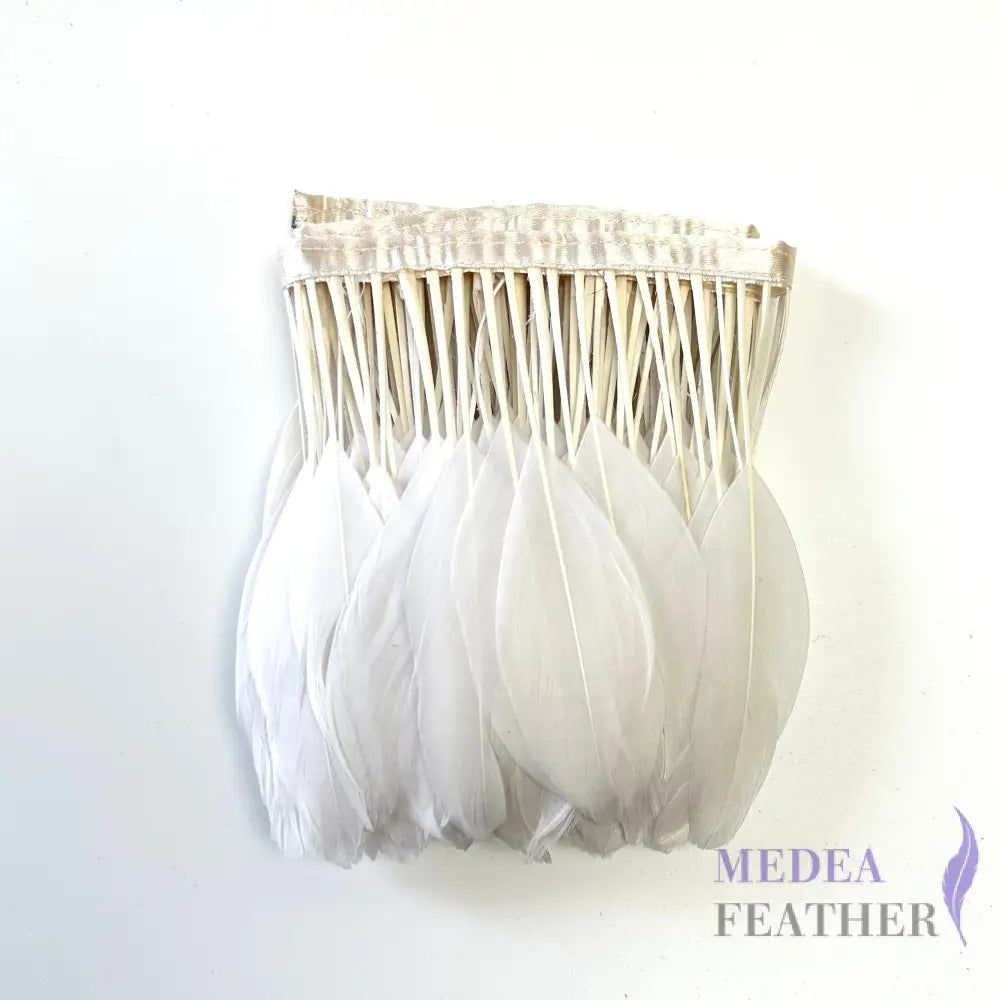 Stripped Goose Feather Trim