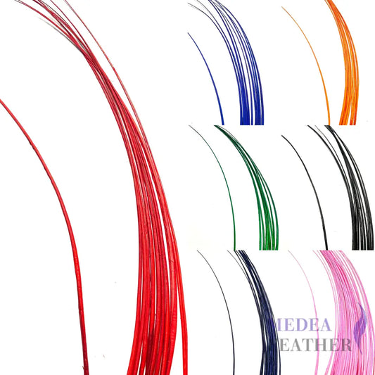 Stripped Ostrich Quill Feather ready-to-ship