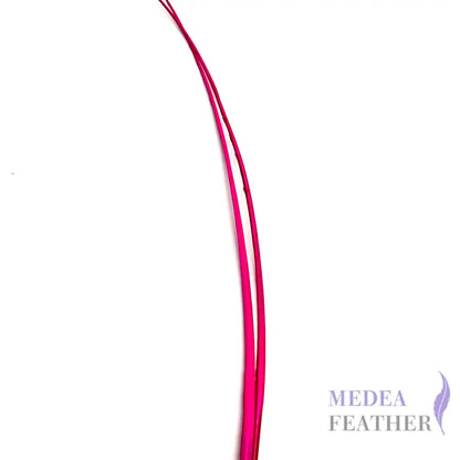 Stripped Ostrich Quill Feather Hot pink / 1 piece ready-to-ship
