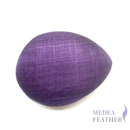 Teardrop Sinamay Hat Base FB143 - #083 Dark Purple