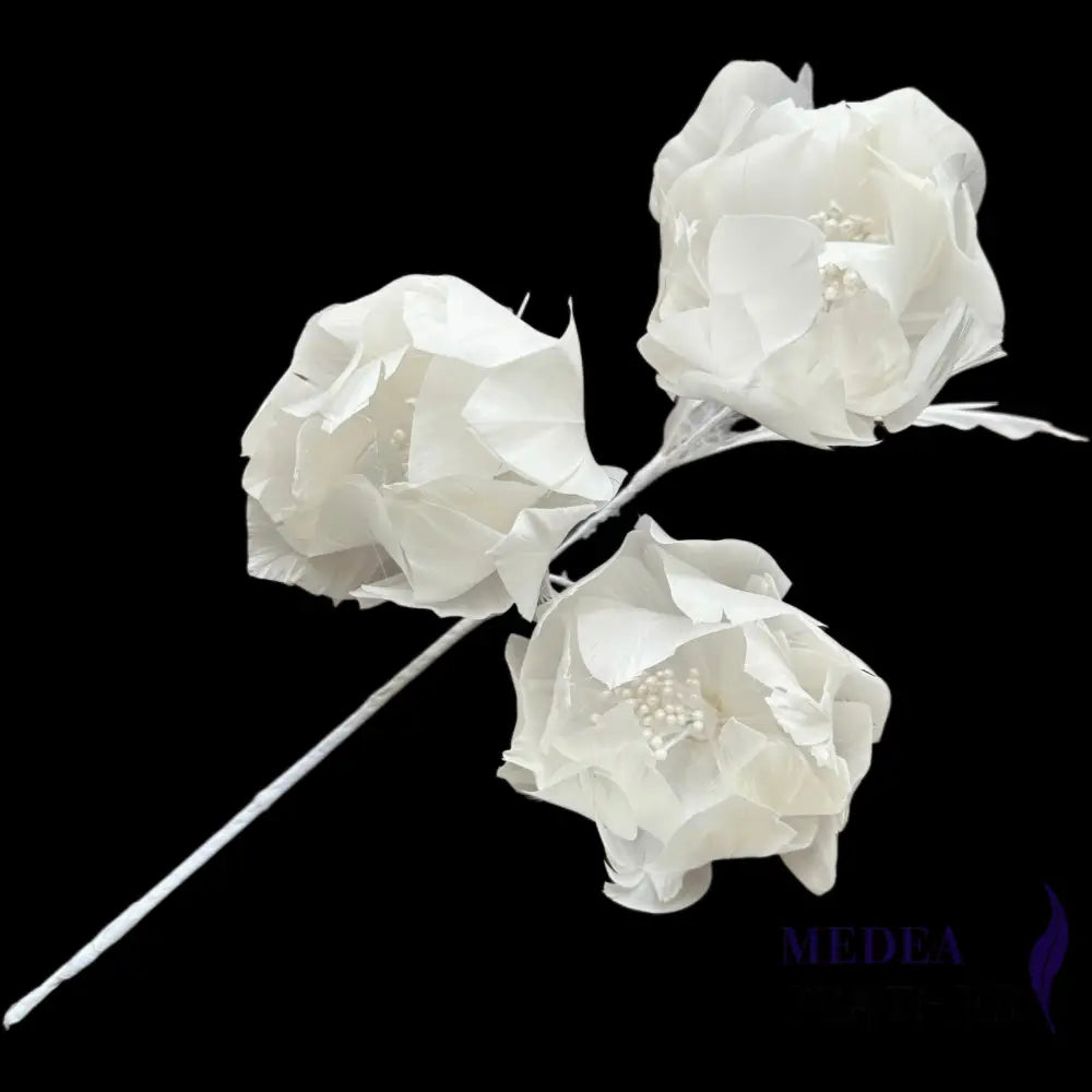 Three Goose Feather Flowers Set FM045