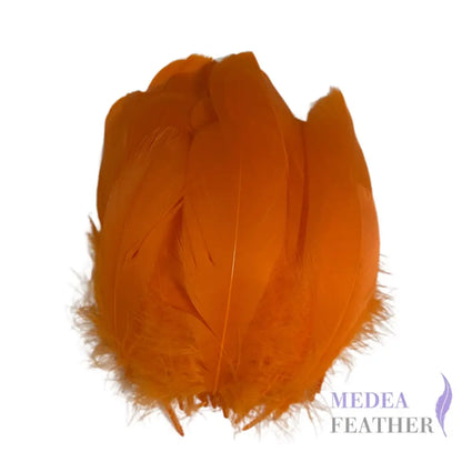 Trimmed Arrow Shape Soft Goose Feather-Pack of 20 SFGOOSE06 - #26 orange