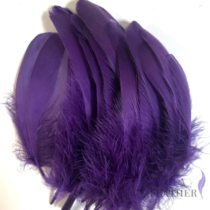 Trimmed Arrow Shape Soft Goose Feather-Pack of 20 SFGOOSE06 - #63 purple