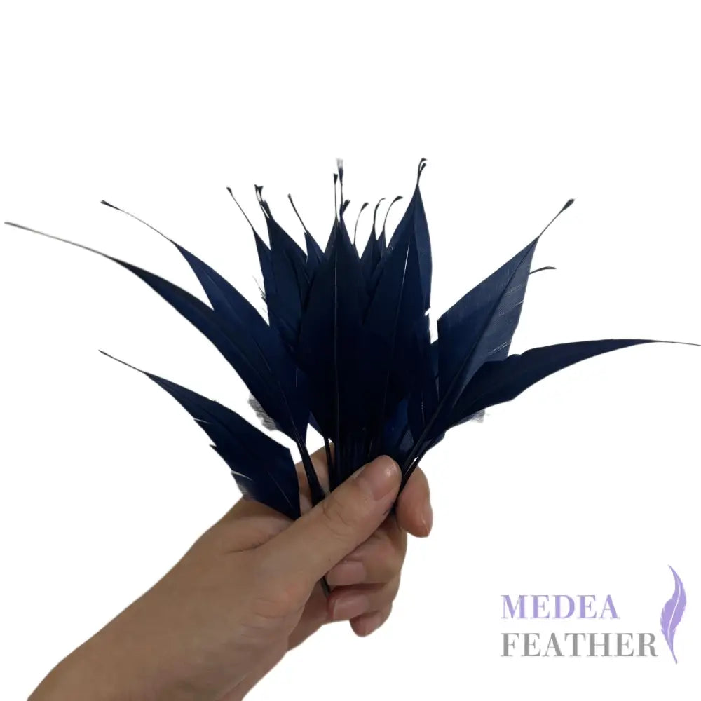 Spiky Soft Goose Feather-Pack of 20 - #65 navy