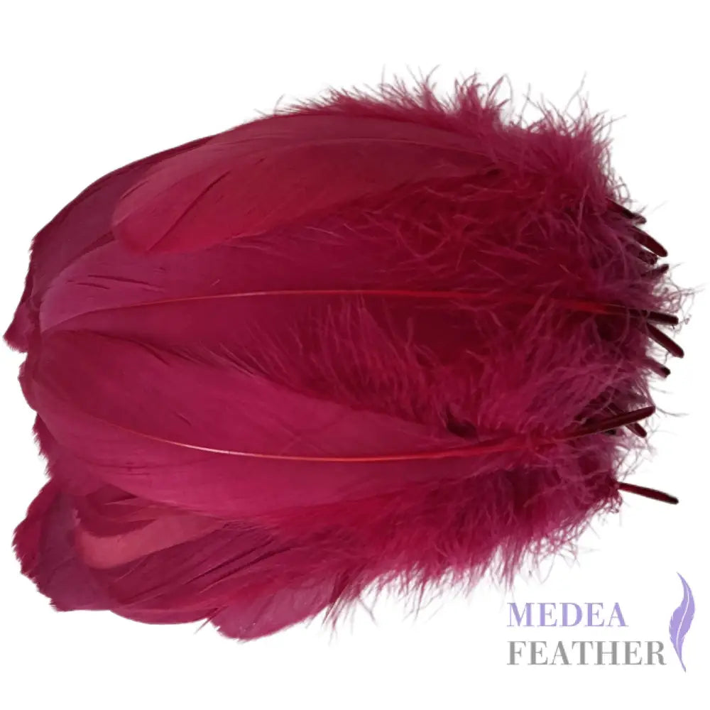 Soft Goose Feather-Pack of 50 SFGOOSE01 - #104 red plum