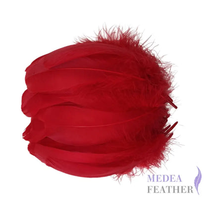 Soft Goose Feather-Pack of 50 SFGOOSE01 - #22 red