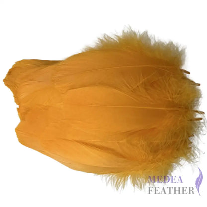 Soft Goose Feather-Pack of 50 SFGOOSE01 - #25 saffron