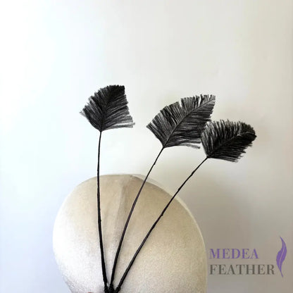 Trimmed Ostrich Feather-Pack of 3