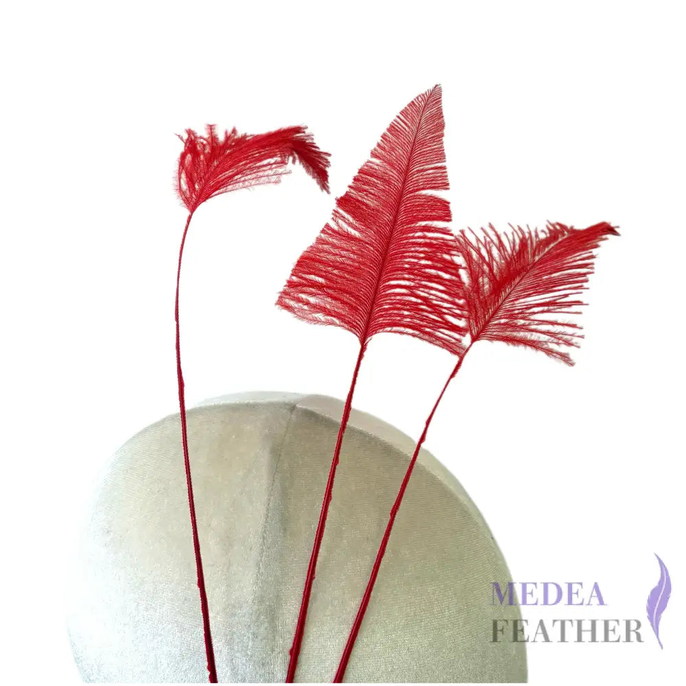 Trimmed Ostrich Feather-Pack of 3