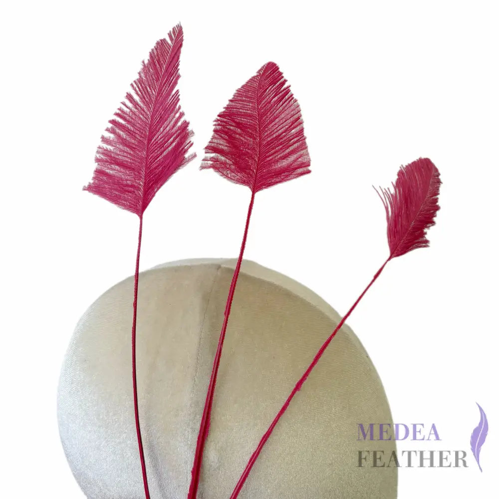Trimmed Ostrich Feather-Pack of 3