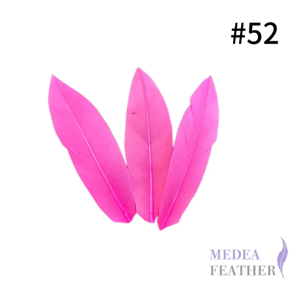 Trimmed Oval-shaped Goose Feather-Pack of 20 SFGOOSE07 - #52 neon pink