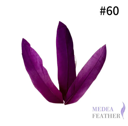Trimmed Oval-shaped Goose Feather-Pack of 20 SFGOOSE07 - #60 dark purple