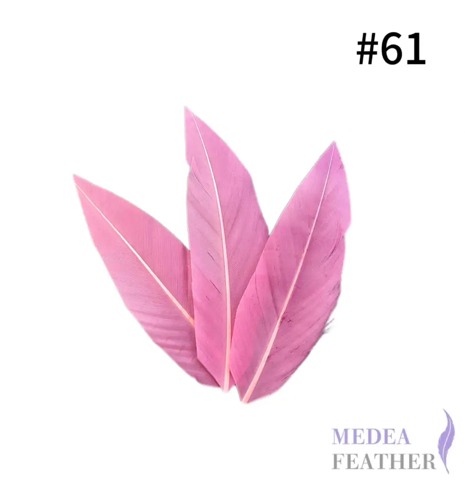 Trimmed Oval-shaped Goose Feather-Pack of 20 SFGOOSE07 - #61 meadow mauve