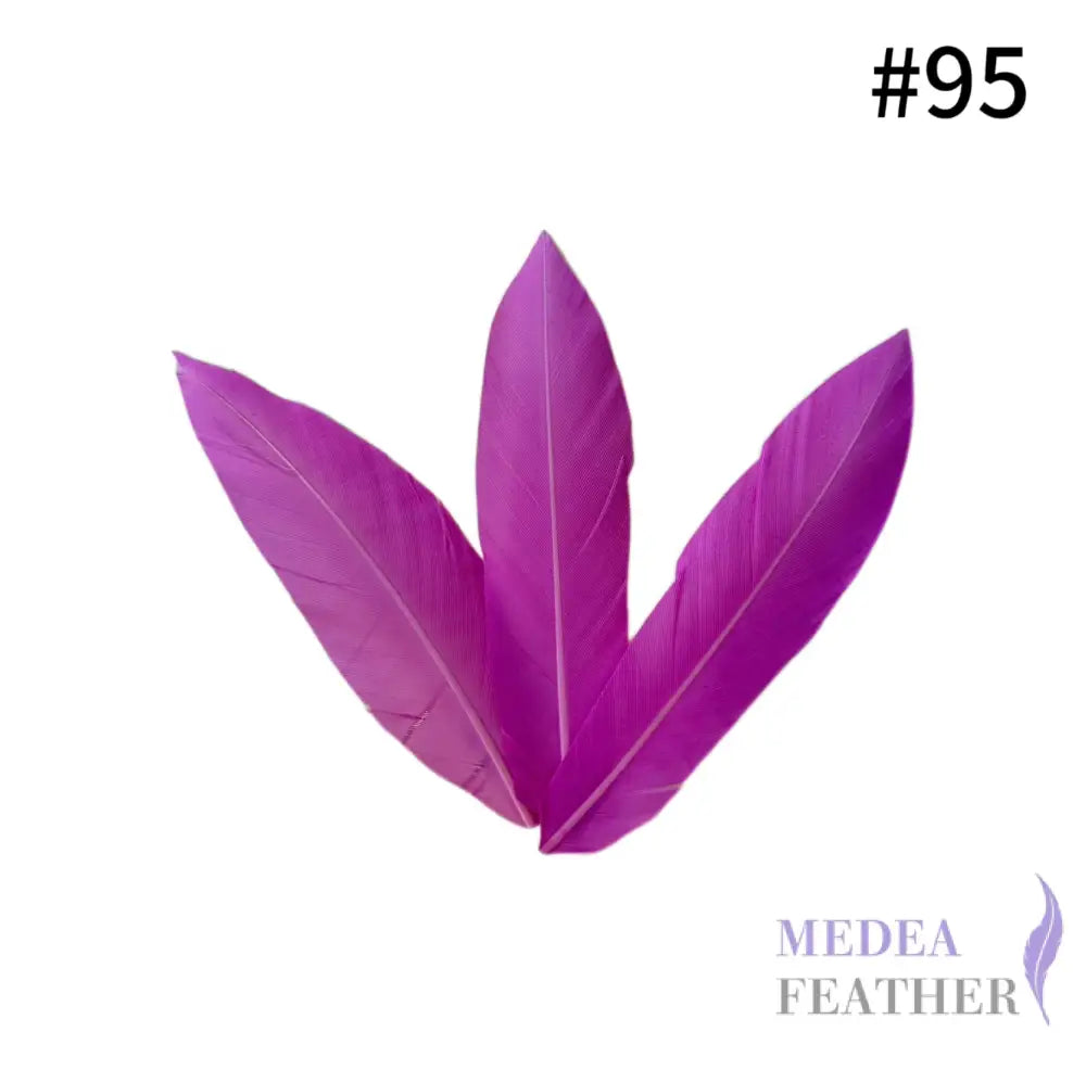 Trimmed Oval-shaped Goose Feather-Pack of 20 SFGOOSE07 - #95 violet