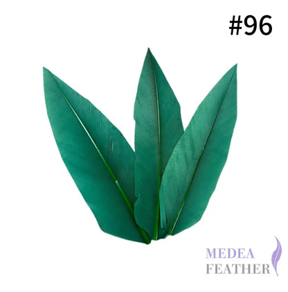 Trimmed Oval-shaped Goose Feather-Pack of 20 SFGOOSE07 - #96 dark green
