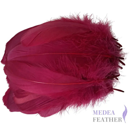 Soft Goose Feather-Pack of 50 SFGOOSE01 - #104 red plum