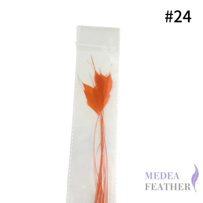Trimmed Tips Coque Feather-Pack of 10 SFROOSTER09 - #24 carrot