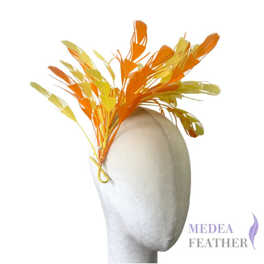 Trimmed Triangle Goose Feather Mount DS26082602 - Custom - Please add text below