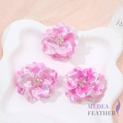 Two-colour Bead Flower BF11 Pink