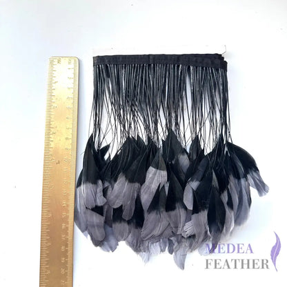 Two colour Coque Feather Trim