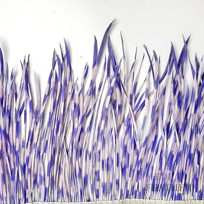 Two Colour Goose Biot Feather Fringe 1 Meter
