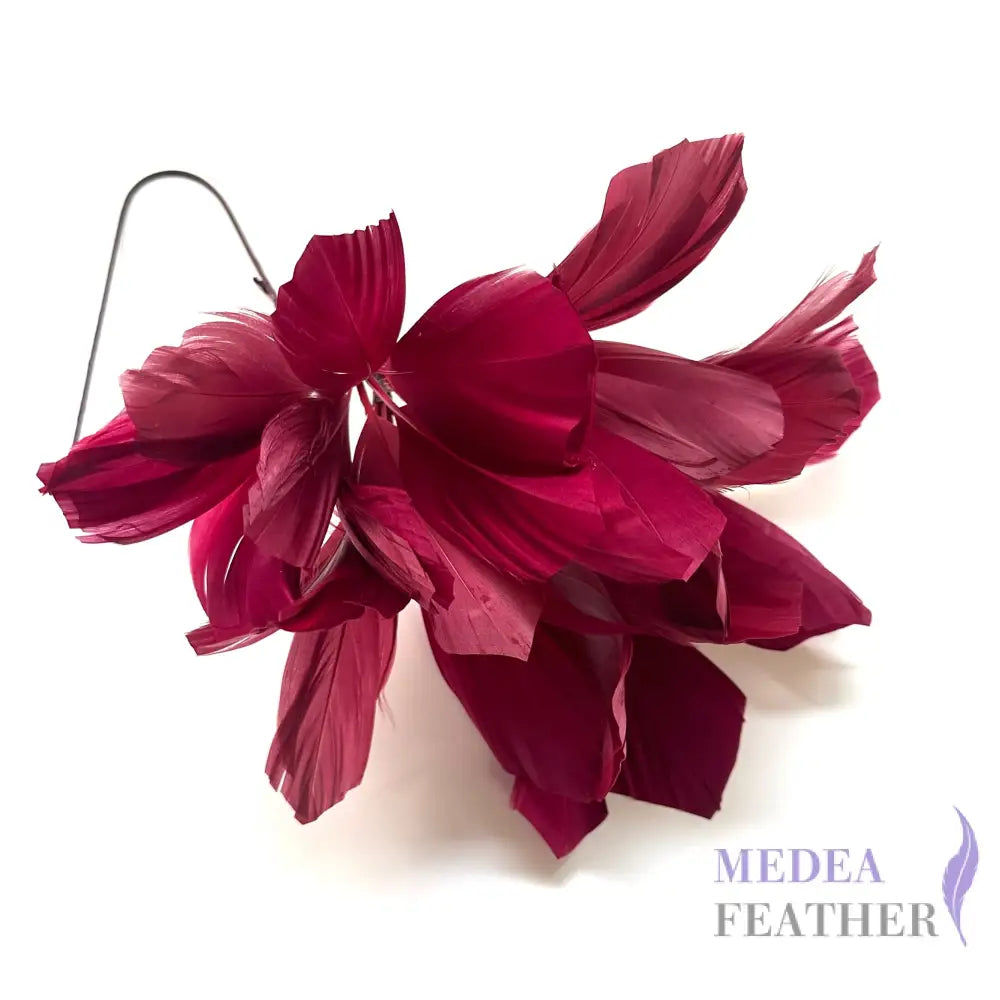 Two-colour Goose Feather Mount DS2505 - #102 magenta haze & 103 maroon