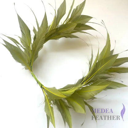 Two End Goose Feather Mount DS25050G - #68 calliste green