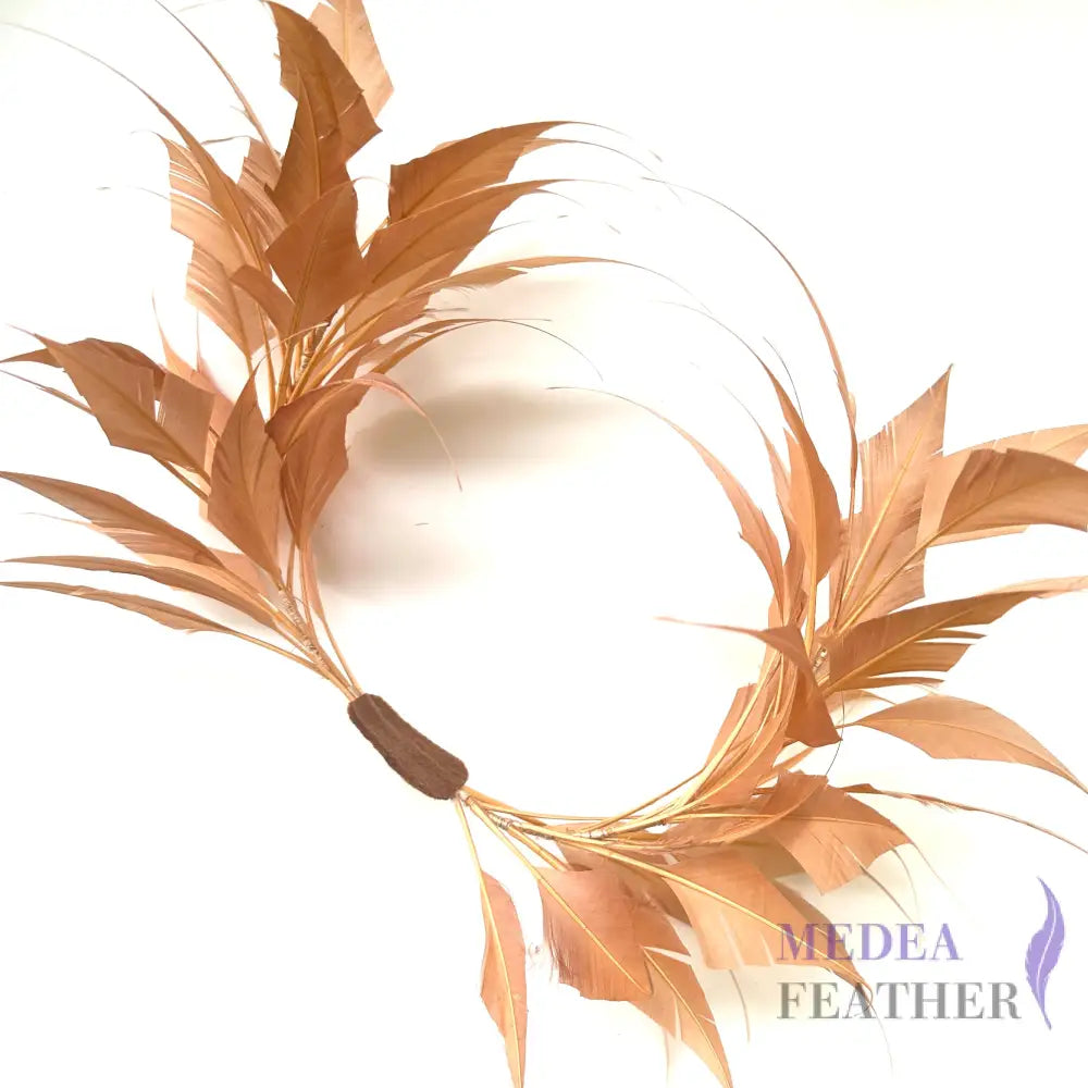 Two End Goose Feather Mount #40 almond