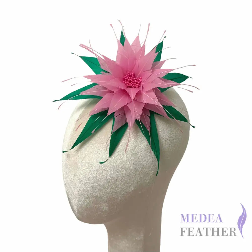 Two layers Goose Feather Flower DS26100903 - Custom - Please add text below