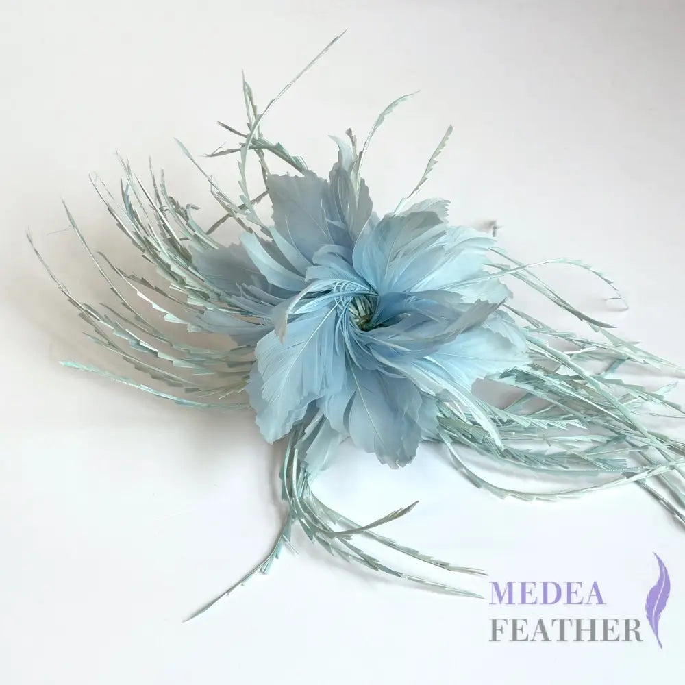 Unique Storm Goose Biot Feather Flower Mount FM054 Custom - Please add text below