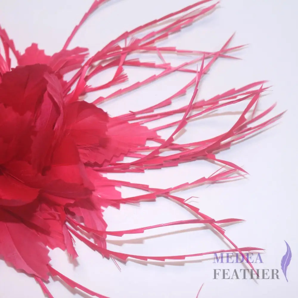 Unique Storm Goose Biot Feather Flower Mount FM054 Custom - Please add text below