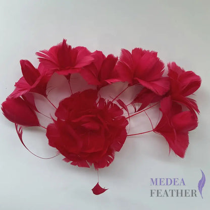 ’Valentines Roses’/ Classic Goose Feather Flower Mount DS25050L - #21raspberry