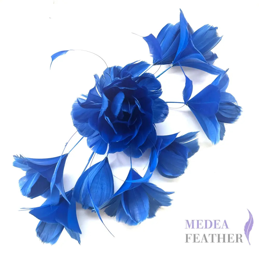 ’Valentines Roses’/ Classic Goose Feather Flower Mount #85 magnetic blue