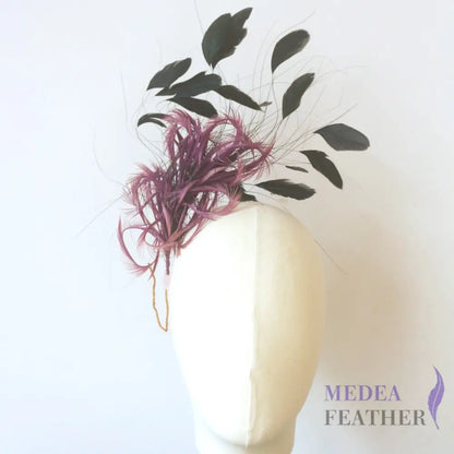 Wrap Goose Biot Feather and Coque Feather Mount Custom - Please add text below