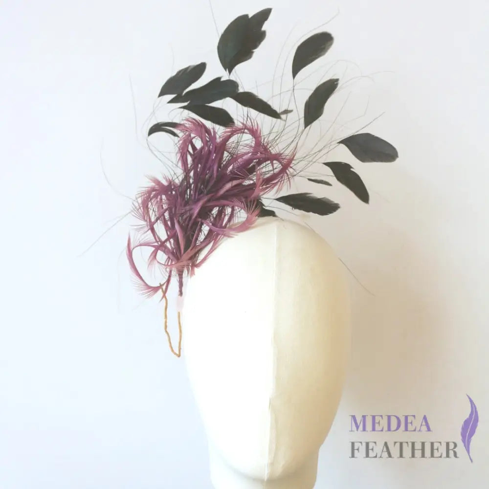 Wrap Goose Biot Feather and Coque Feather Mount Custom - Please add text below