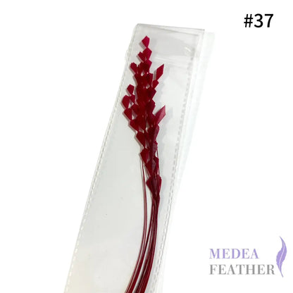 Zig Zag Coque Feathers-Pack of 10 SFROOSTER07 - #37 burgundy