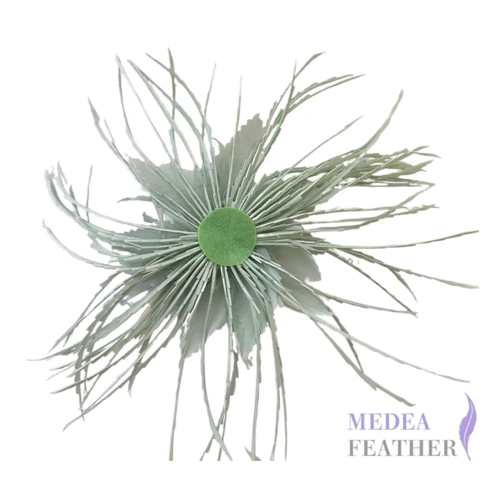 Zigzag Goose Biot Feather Flower Mount DS260626