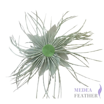 Zigzag Goose Biot Feather Flower Mount DS260626