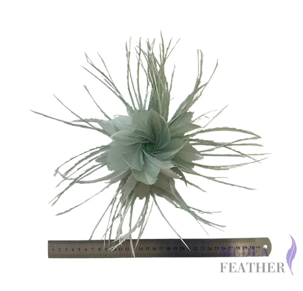 Zigzag Goose Biot Feather Flower Mount DS260626