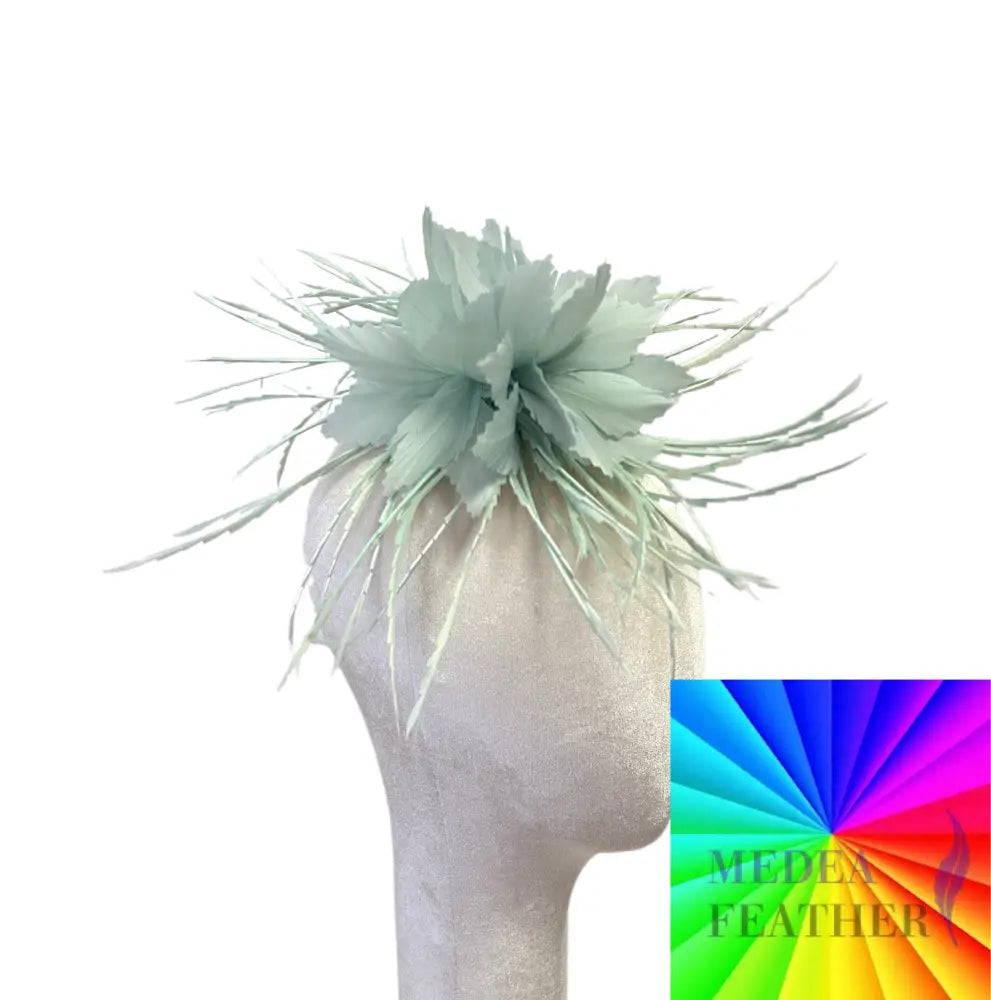 Zigzag Goose Biot Feather Flower Mount DS260626 - Custom-please add text below