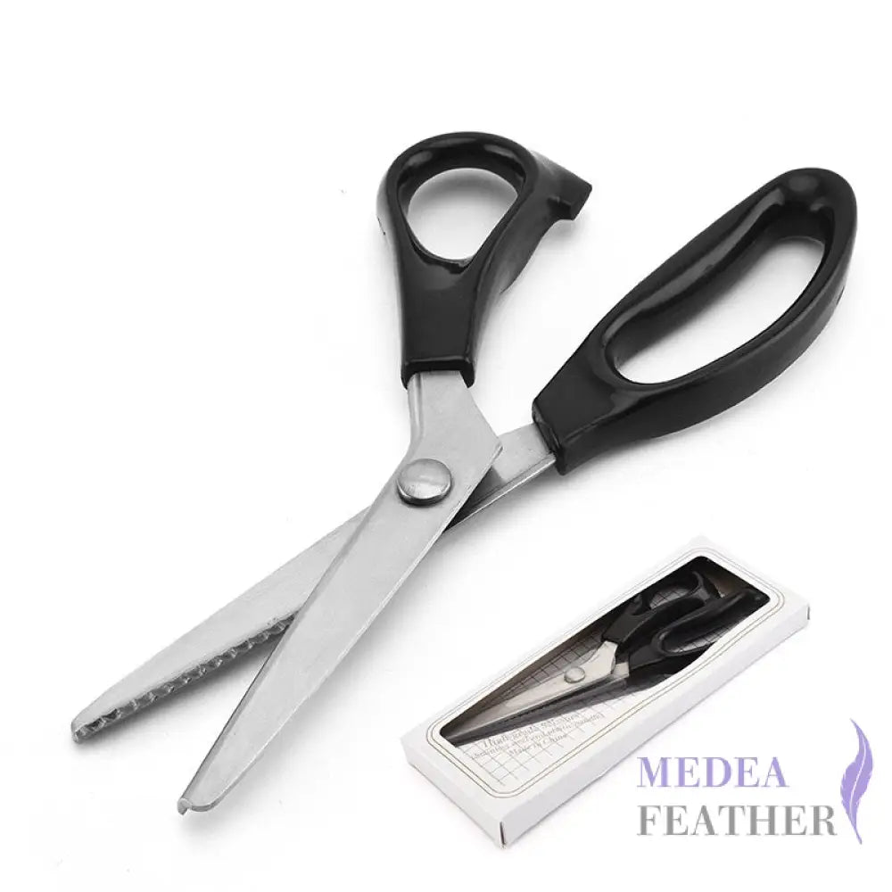 Zigzag Serrated and Scalloped Scissors for Feather/Fabric Cutting